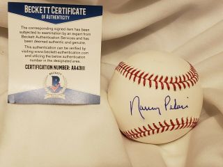 Nancy Pelosi Signed Full Baseball Autographed Speaker Of The United States House