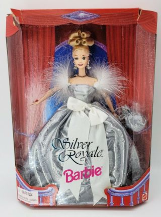 1999 Silver Royale Barbie Doll Special Edition Cond 145304 W Box
