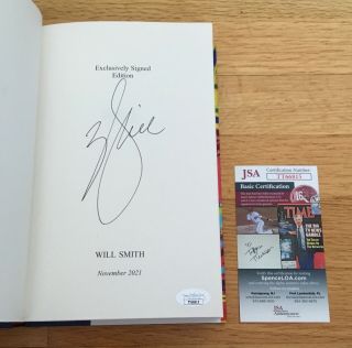 Will Smith Fresh Prince Actor Men In Black Signed Autograph Will Book Jsa