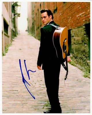 " Walk The Line " Joaquin Phoenix Hand Signed 8x10 Color Photo Todd Mueller
