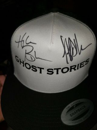 Hilary Burton Jeffrey Dean Morgan Ghost Stories 3 Signed Hat One Tree Hill