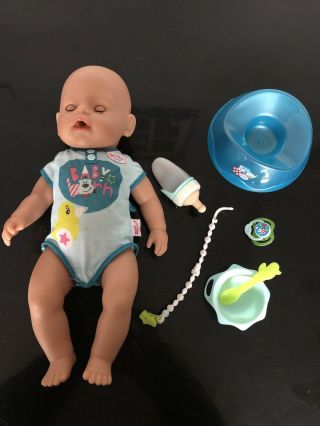 Baby Born Soft Touch Boy Doll Accessories,  Dummy Chain Potty Etc