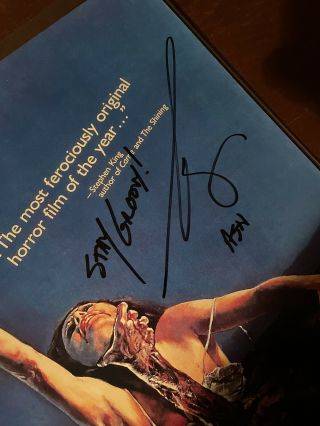 The Evil Dead Bruce Campbell Ash Autographed Signed 11x17 Photo Frozen Pond 2