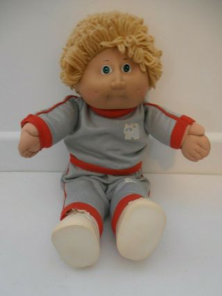 Vintage 1983 Coleco (ok) Cabbage Patch Kids Boy Doll - Outfit 17 "