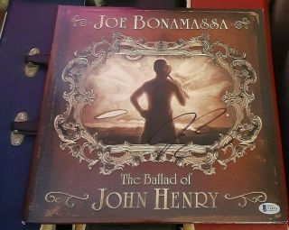 Joe Bonamassa Guitar Legend Signed 2009 The Ballad Of John Henry Vinyl Album