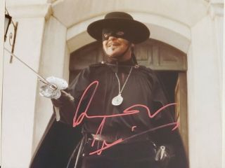 Anthony Hopkins Signed Autographed Photo " The Mask Of Zorro " Movie 8x10