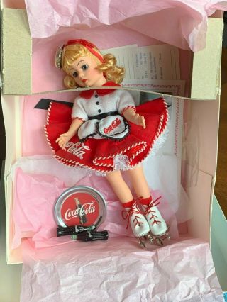Madame Alexander Doll 17400 Ln Box Coca - Cola Car Hop Blonde With Blue Eyes