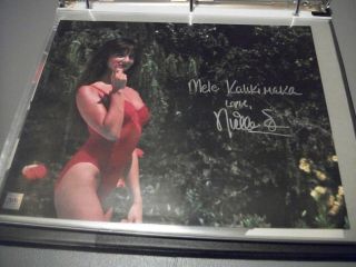 Autographed 8x10 Picture - - Nicolette Scorsese - Christmas Vacation Movie