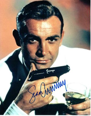Sean Connery Signed 11x14 Photo Picture Autographed Pic With