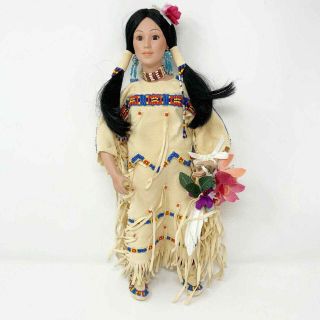 Danbury 16 " Cheyenne Bride Doll " Morning Song " By Judy Belle Box