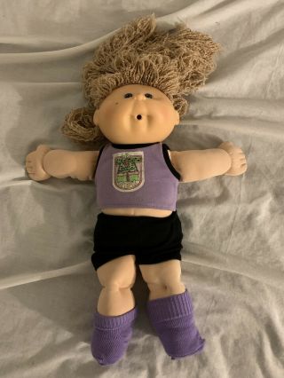 1990 Cabbage Patch Doll First Edition Blonde Hair Blue Eyes