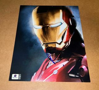 Robert Downey Jr Signed Avengers 8x10 Iron Man Photo Global Psa