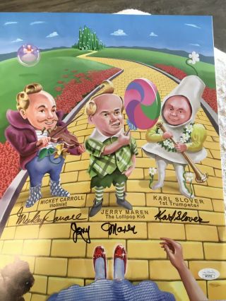 The Wizard Of Oz 11 X 14 Autographed Poster