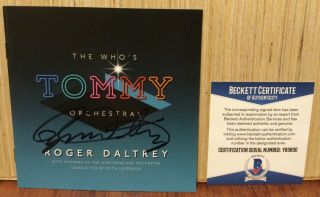 Roger Daltrey Signed The Who’s Tommy Orchestral Cd Who Beckett Bas