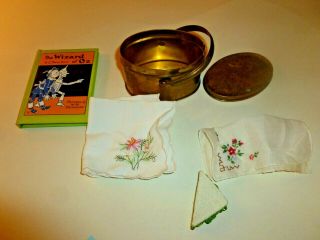American Girl Samantha Tea Tin Lunchbox Set & Wizard Of Oz Book Pleasant Co