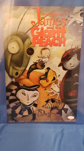 Richard Dreyfuss Signed James And The Giant Peach 11x17 Movie Poster Jsa