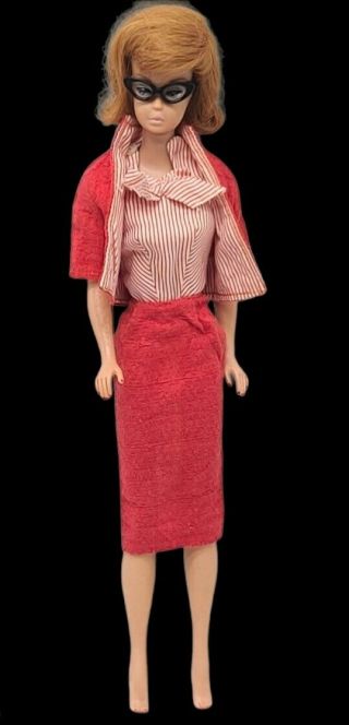 Vintage 1960s Barbie Doll Clothes,  981 Busy Gal,  By Mattel