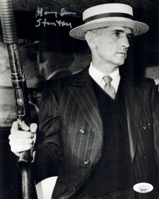 Harry Dean Stanton Signed Dillinger 8x10 Photo In Person Autograph Jsa Cert