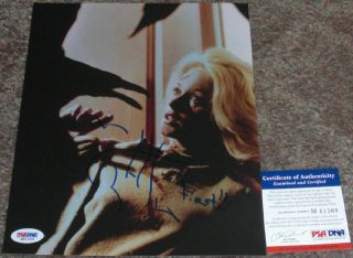 Classic Tippi Hedren Signed Alfred Hitchcock The Birds 8x10 Photo Psa/dna