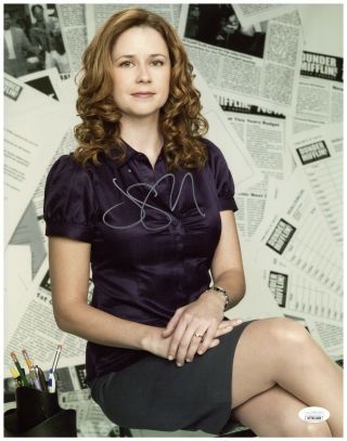 Jenna Fischer Autograph Signed 11x14 Photo - The Office " Pam " (jsa)