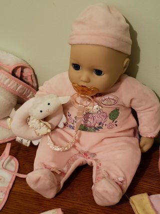 Zapf Interactive Baby Annabell Doll Extra Outfit & Accessories Too Cute