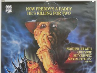a nightmare on elm street 5 (1989) video shop film poster Wes Craven 2