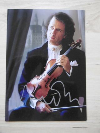 Andre Rieu Signed 5x7 Inch Photo Autograph