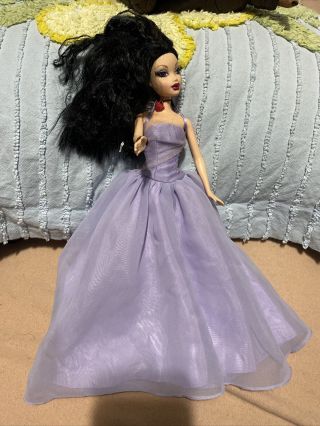 Barbie My Scene Nolee Masquerade Madness Doll Raven Black Hair Rooted Eyelashes