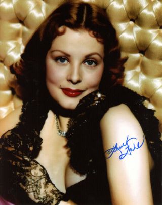 Arlene Dahl Signed Autographed 8x10 Photo Legendary Actress Beckett Bas