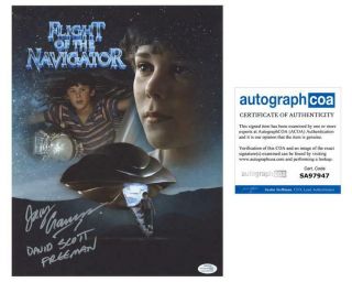 Joey Cramer " Flight Of The Navigator " Autograph Signed David 11x14 Photo D Acoa
