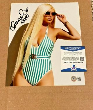 Chanel West Coast Signed Sexy 8x10 Photo Beckett Ridiculousness 10
