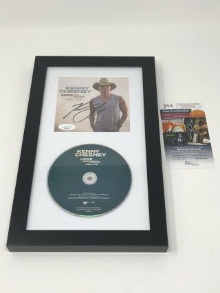 Kenny Chesney Here And Now Deluxe Signed Autographed Cd Album Jsa Framed