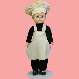 Darling Vintage 8 " Ginny Muffie Pam Type Boy Chef Doll