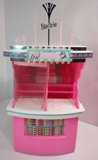 Barbie Movie Theatre with Magical Screen Plus Snack Bar 1995 Mattel (Incomplete) 3