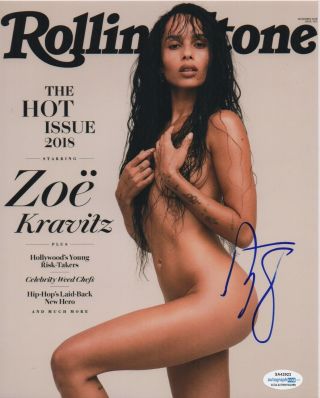 Zoe Kravitz Signed Xmen 8x10 Photo Autograph Auto Acoa Lenny Lisa Bonet Batman