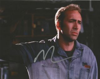 Nicolas Cage Hand Signed 