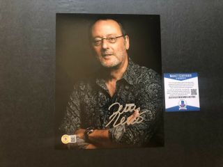 Jean Reno Hot Signed Autographed Classic 8x10 Photo Beckett Bas