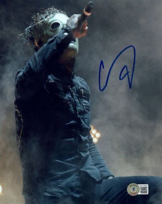 Corey Taylor Signed Autograph 8x10 Photo Slipknot All Hope Is Gone Beckett