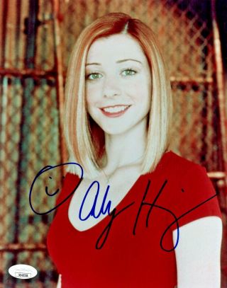 Alyson Hannigan Actress Signed 8x10 Photo With Jsa