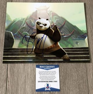 Jack Black Signed Autograph Kung Fu Panda 8x10 Photo A W/proof & Beckett Bas