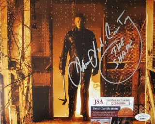 James Jude Courtney Signed 8x10 Photo Halloween Kills Michael Myers Jsa 804