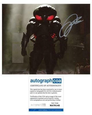 Yahya Abdul - Mateen Ii " Aquaman " Autograph Signed 