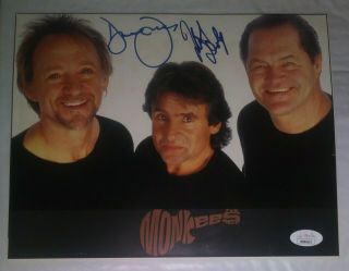 The Monkees Davy Jones Micky Dolenz Autograph Signed 8 X 10 Photo Authenticated