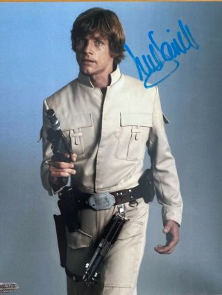Mark Hamill Signed Autographed 8x10 Photo Luke Skywalker Star Wars Disney