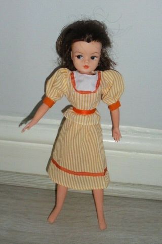 Vintage Sindy Doll Striped Skirt & Top Outfit