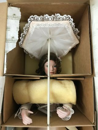 Ashton Drake Galleries Porcelain Doll " Garden Walk " By Sandra Bilotto 17 " Tall