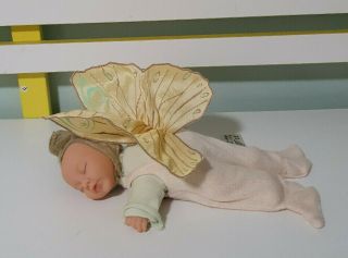 Anne Geddes Baby Butterfly Sleeping Doll Bean Filled Plush Toy 2011