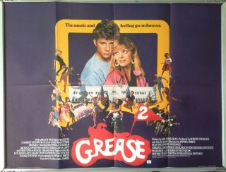Cinema Poster: Grease 2 1982 (quad) Maxwell Caulfield Michelle Pfeiffer
