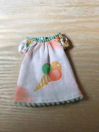 Vintage Ice Cream Top Or Short Dress For Neo Blythe Ship Within The Us