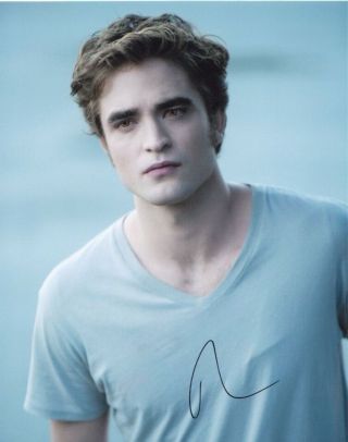 Robert Pattinson Signed Autographed 8x10 Photo Twilight Sexy Star Flawless Photo